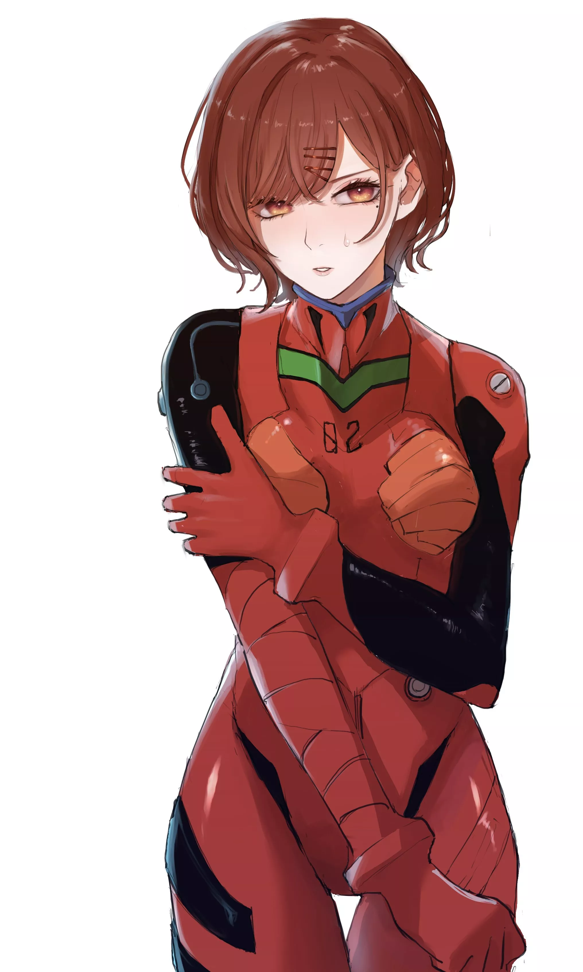 Madoka wearing Asuka's Plugsuit [Idolmaster] posted by CheetahSperm18