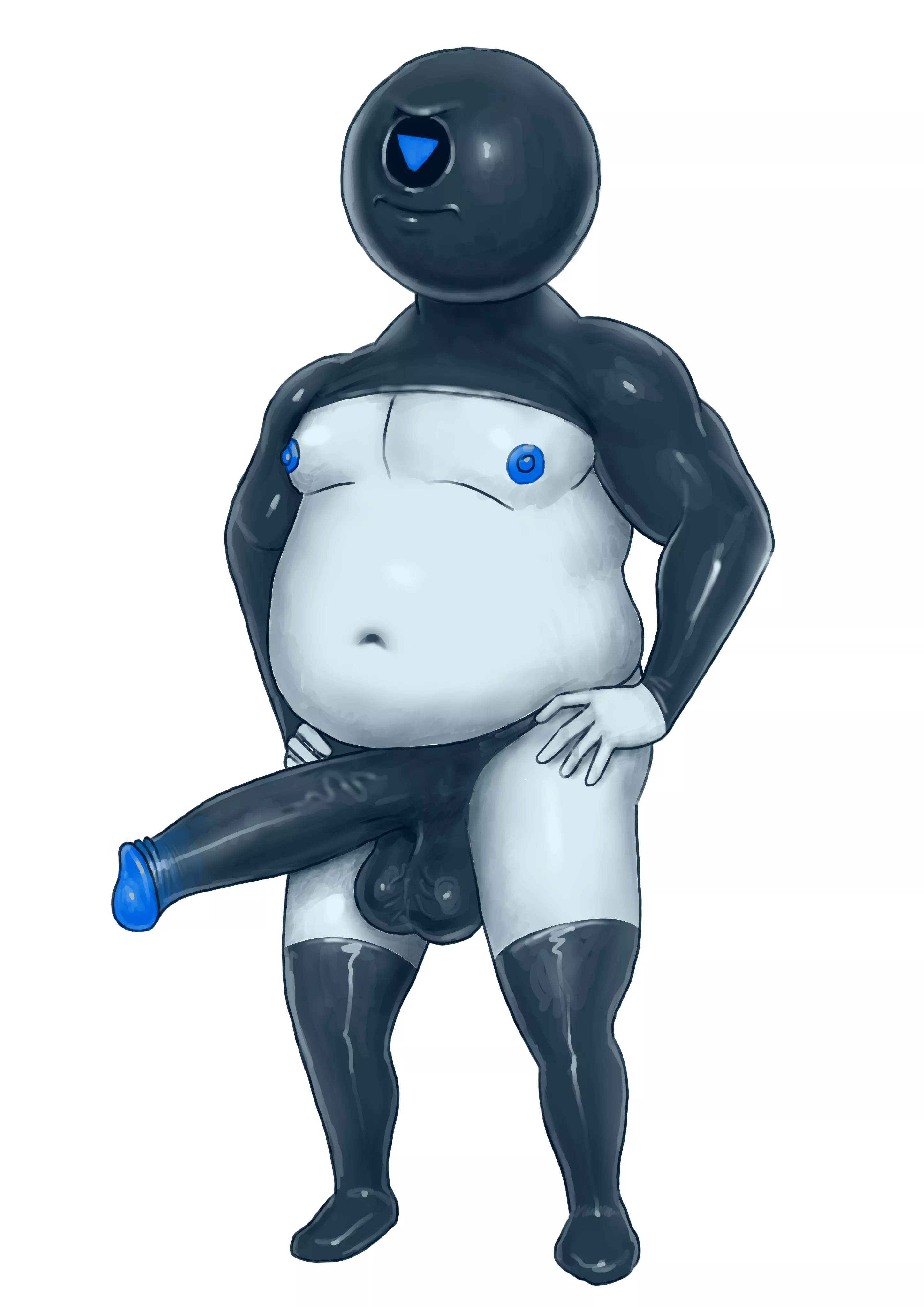 magic 8 ball dude by @dumbthickdad posted by orbitingpug