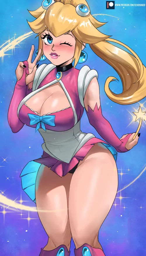 Magical Girl Peach (Echo Saber) by Kuro-Oji