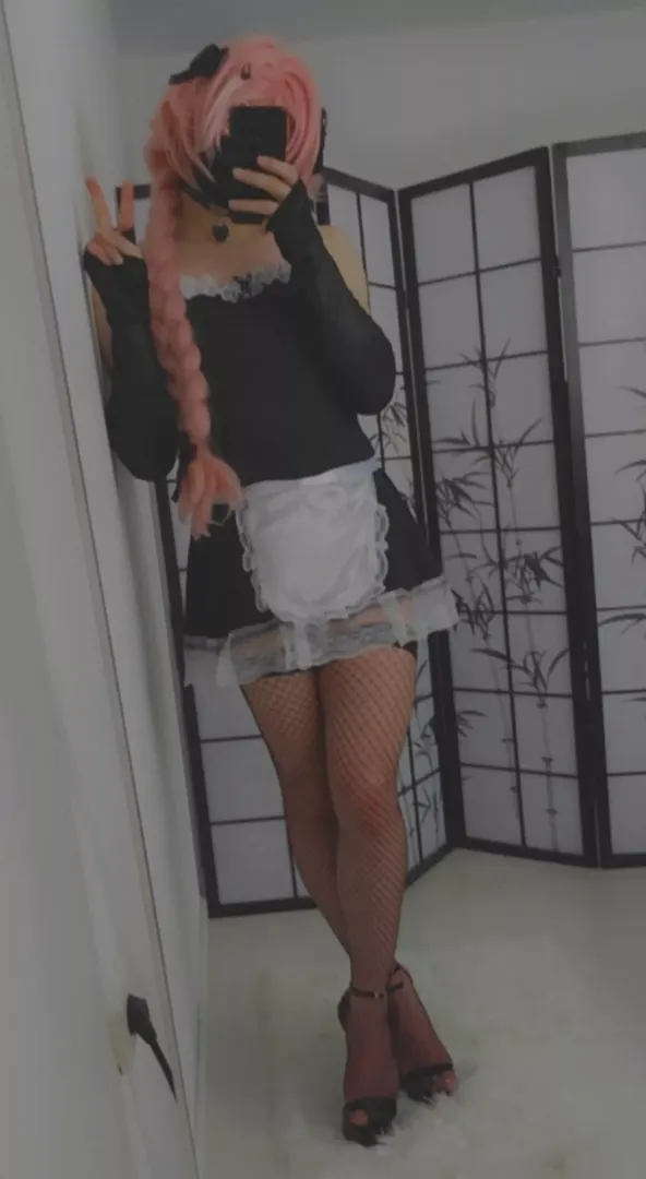 Maid Astolfo will clean your room and kiss your forehead :3 posted by g1gauwu