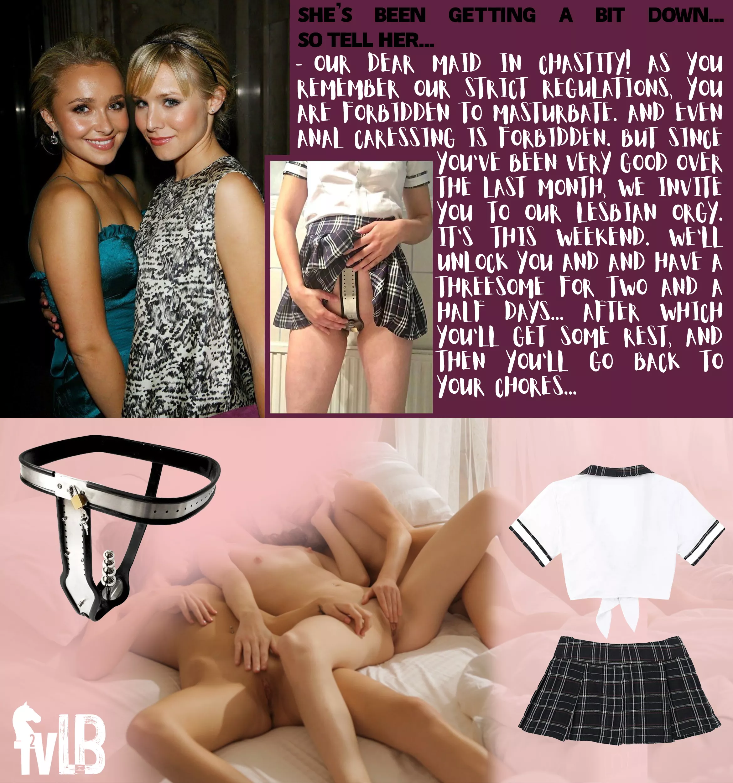 maid in chastity posted by Slave_Leo