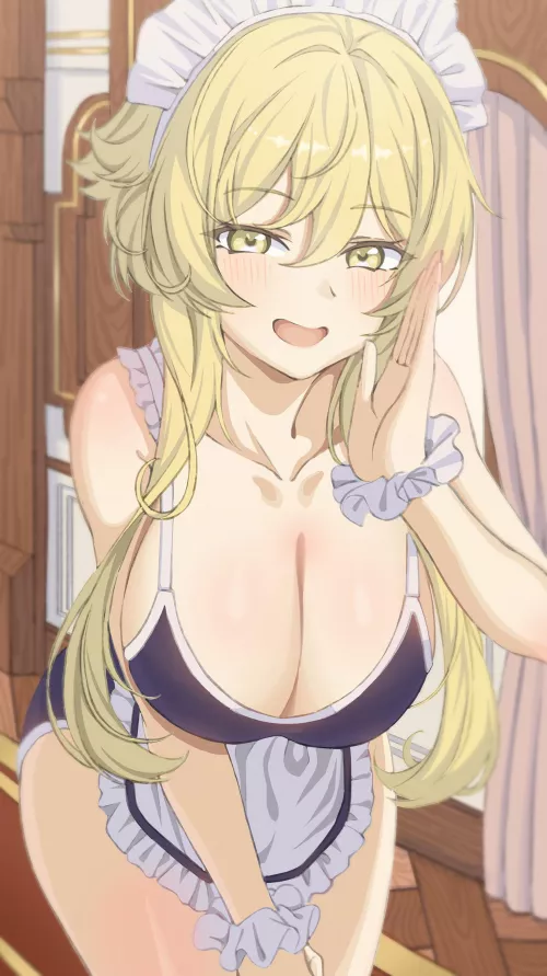 Maid Lumine [Genshin impact] by (OA) by Faoovo