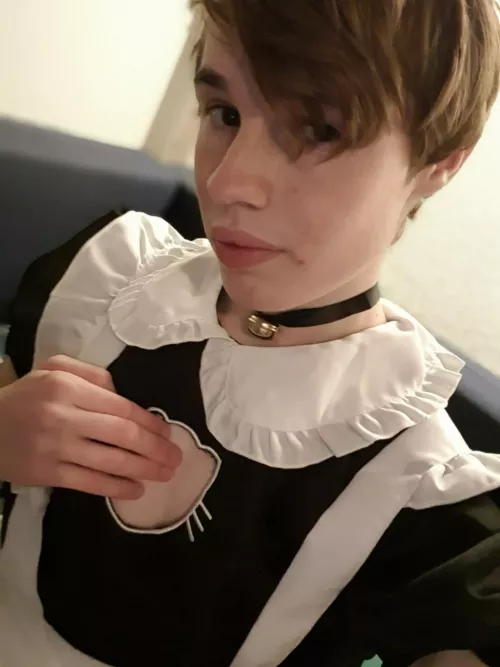 maid outfit! this is also my favorite pic of myself. by Femboy_pfp