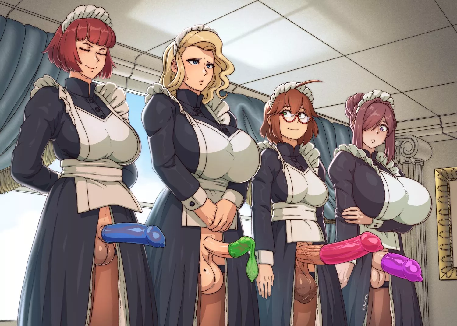 Maids sizes compared (Sulcate) posted by ObserveAndHerve