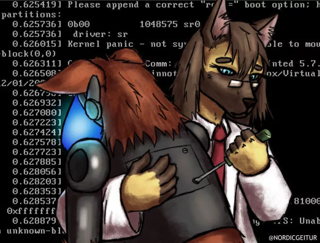 Maintenance (art by me, @nordicgeitur on Twitter) by NordicGeitur