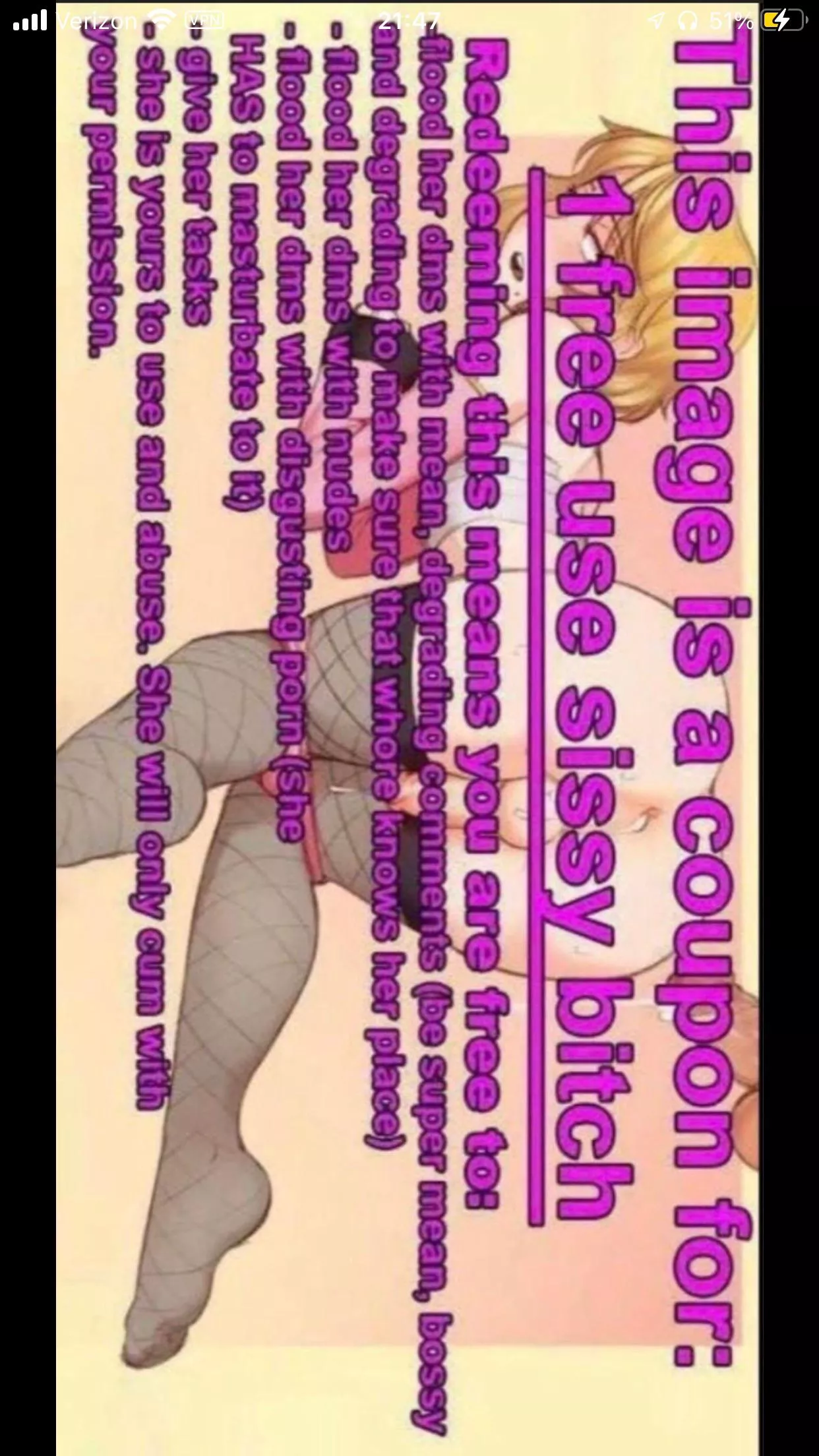 Make me your bitch posted by iliveinyourwalls1