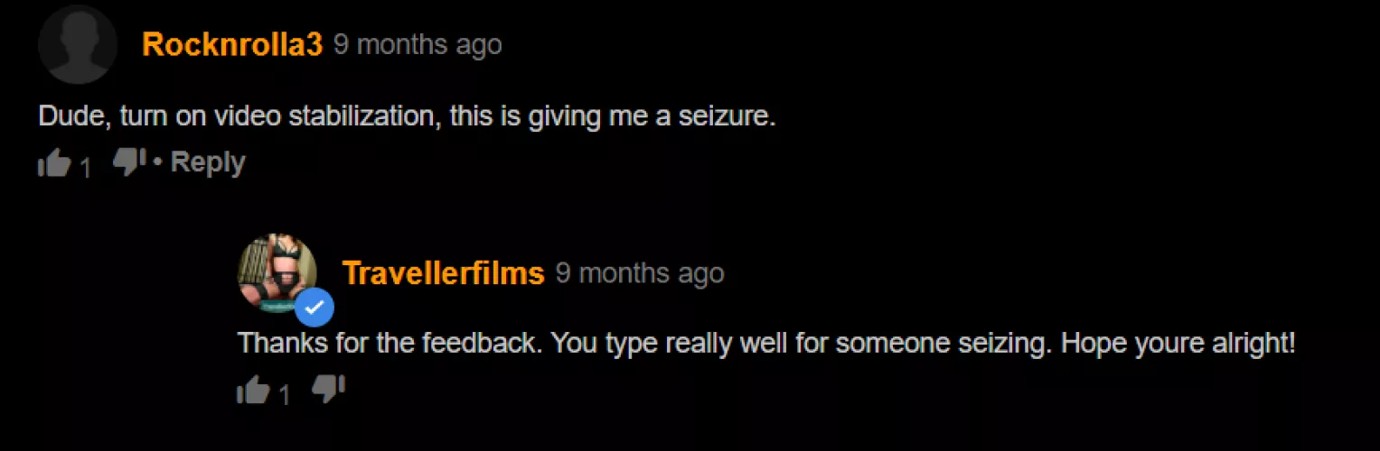 Making a comment while having a seizure by stefanone