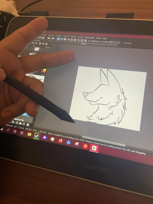 Making a free headshot for any canine or fox oc first to comment! by Sokurupaws