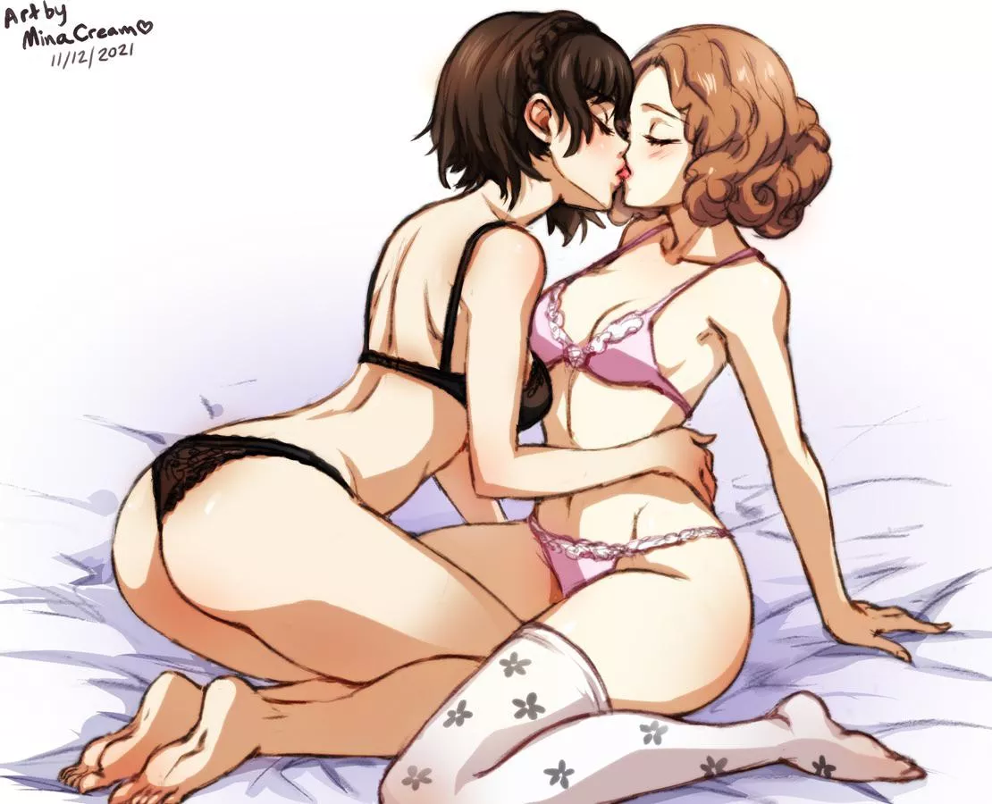 Makoto and Haru’s special night (MinaCream) [Persona 5] posted by MillionHypotheses