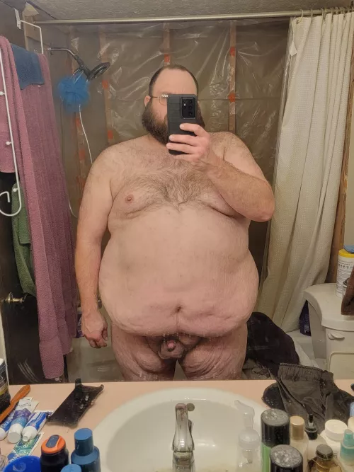Male, 35, 6ft, 400lbs, I am very self conscious of my body and don't believe it's attractive at all. by huntersdad62609