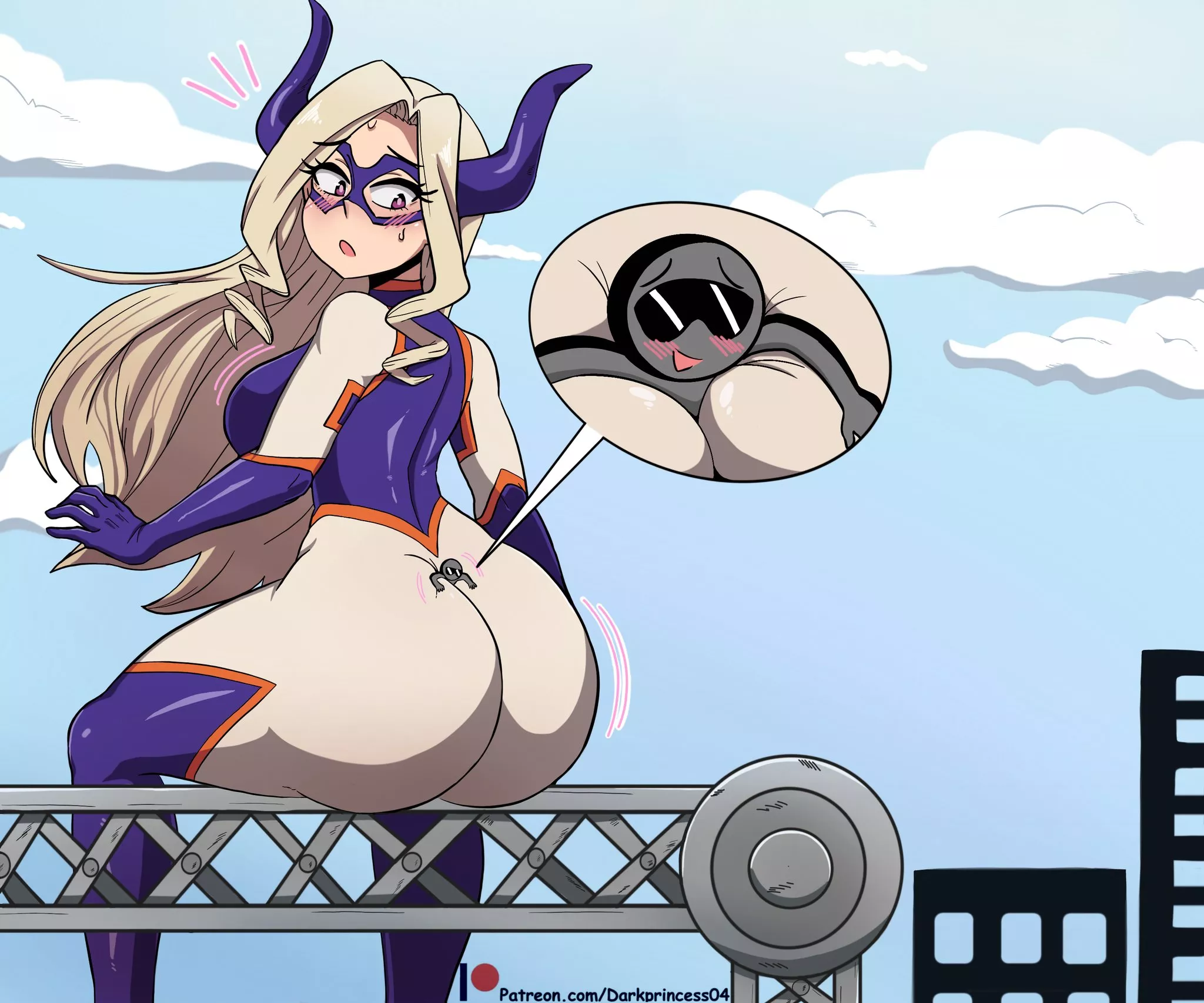 Man falls into a crevice of Mount Lady [Darkprincess04] posted by GongonzolaH