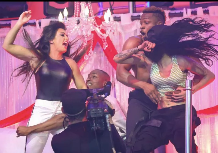 Mandy without the bra. by noobz67