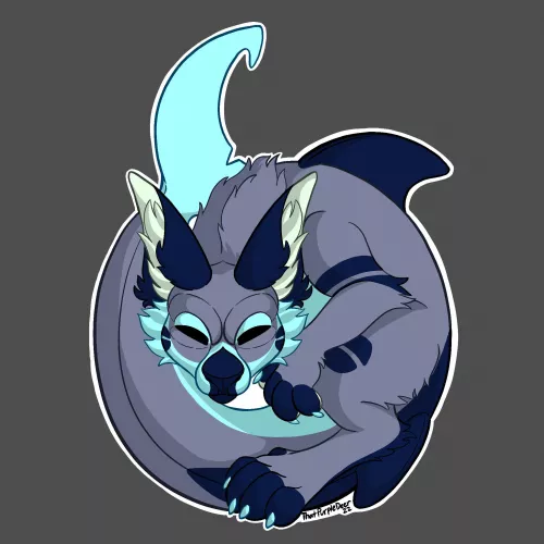 Manokit (sticker design commission, art by me) by Jonesydragon