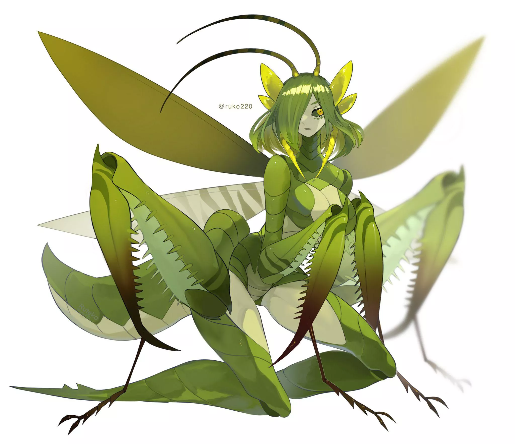 Mantis girl posted by _Idun_