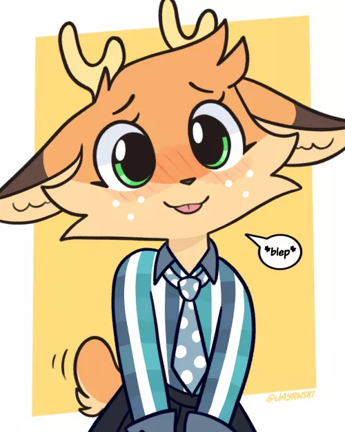 Maple does a blep! (@jayrnski) by JayInDisarray
