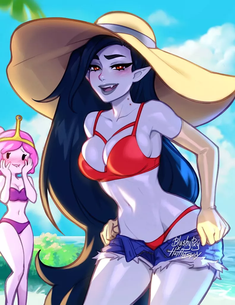 Marceline the Vampire Queen (BlushyPixy) [Adventure Time with Finn and Jake] posted by Black_Motionz