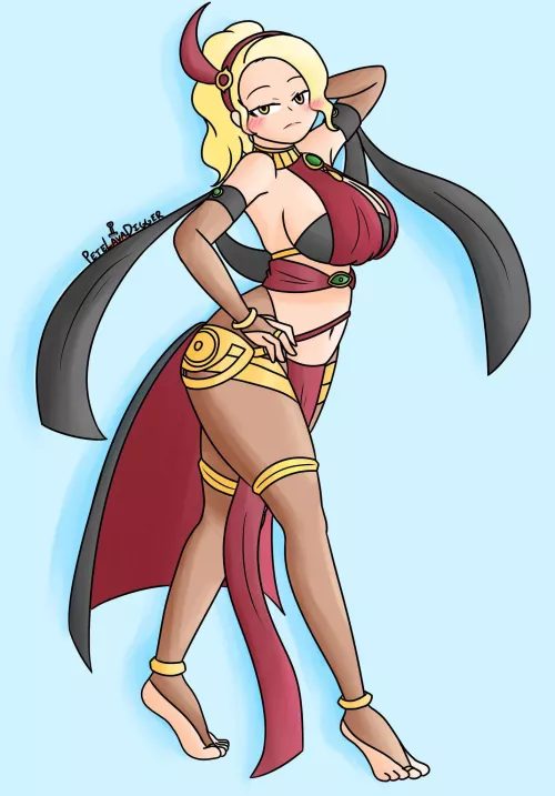 Margaret tries on a new outfit by meldeen002