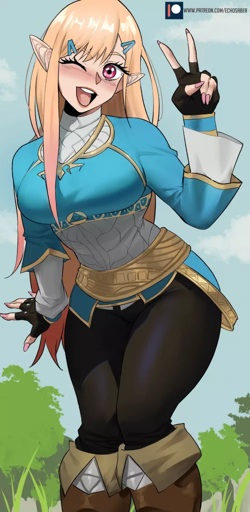 Marin Kitagawa's Zelda cosplay (Echo Saber) by Kuro-Oji