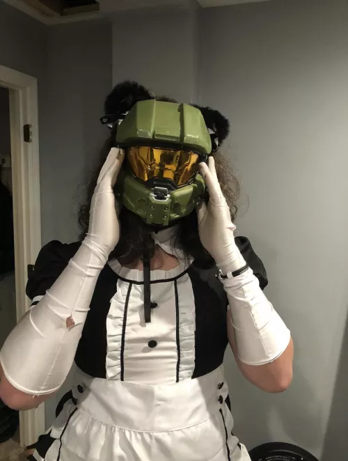 “Master Chief, you mind telling me what you’re doing in a maid dress?” by [deleted]