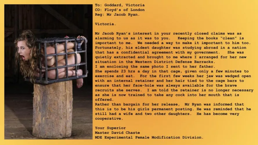 Master David and Victoria Goddard remove another annoyance. by LordOseleon