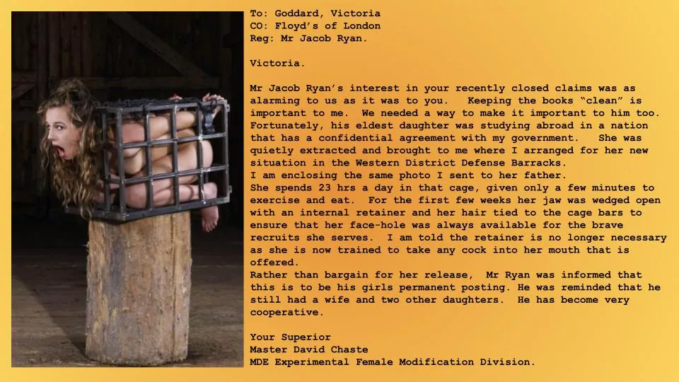 Master David and Victoria Goddard remove another annoyance. posted by LordOseleon