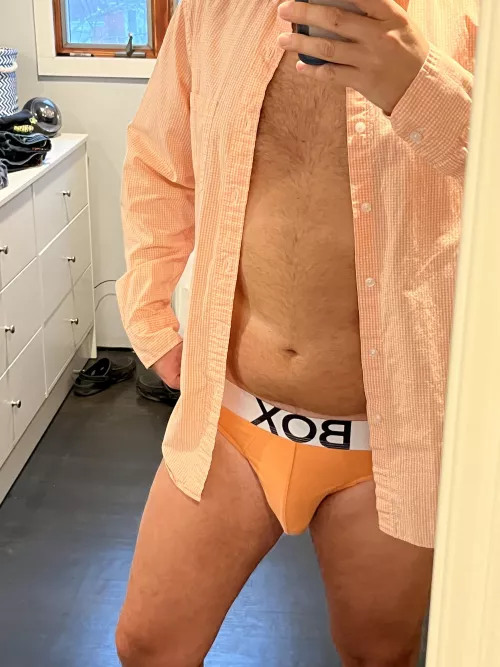 Matching shirt and briefs today. by homegee