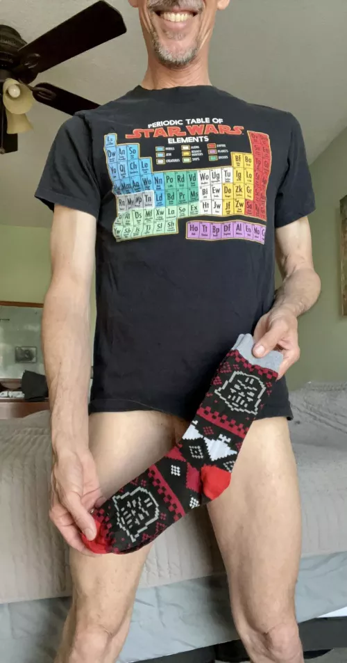 Matching shirt & socks for Star Wars day! by SuperM77