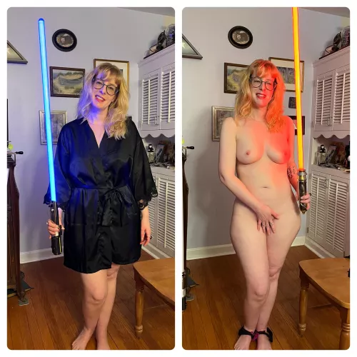 May the 4th be with you! Light side or dark by kittychristiansen