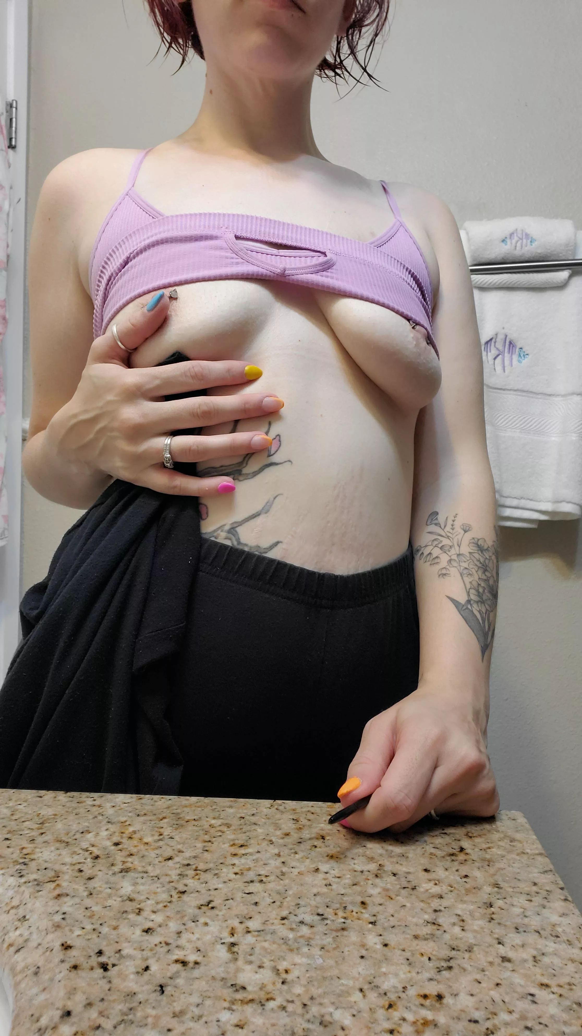 maybe I should ask my husband if he minds me posting this posted by brushedorphan