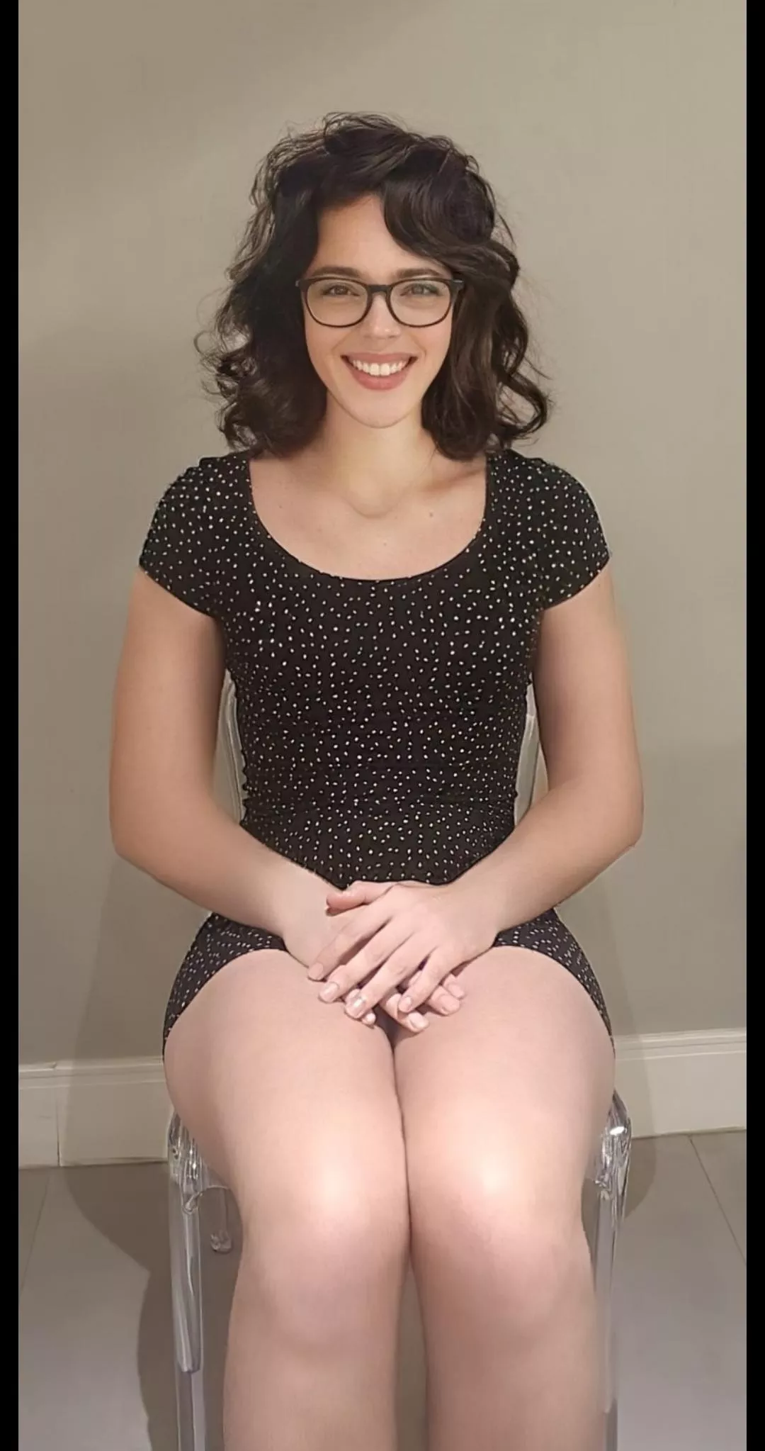 Maybe this dress is too short to hide something I have down here ... posted by Ambitious_Pin_3769