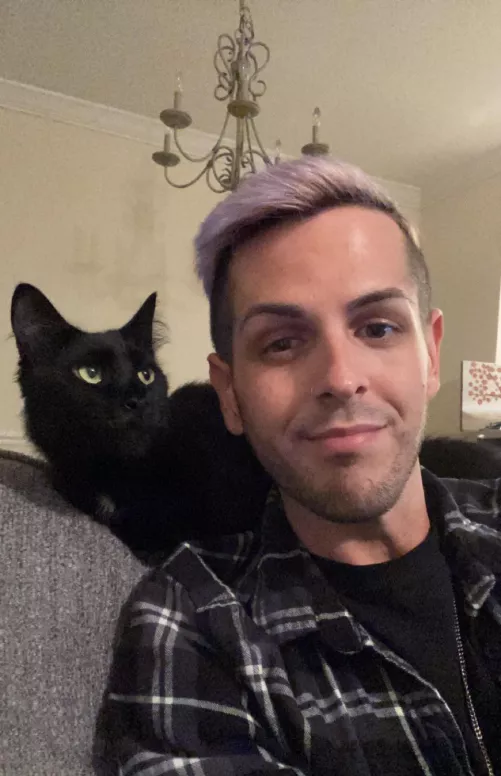 Me and my best friend. 😸💜 by aBlueHeaven