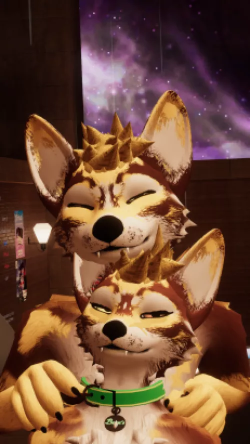 me and my boyfriend on VRchat by AffectionateAd4517