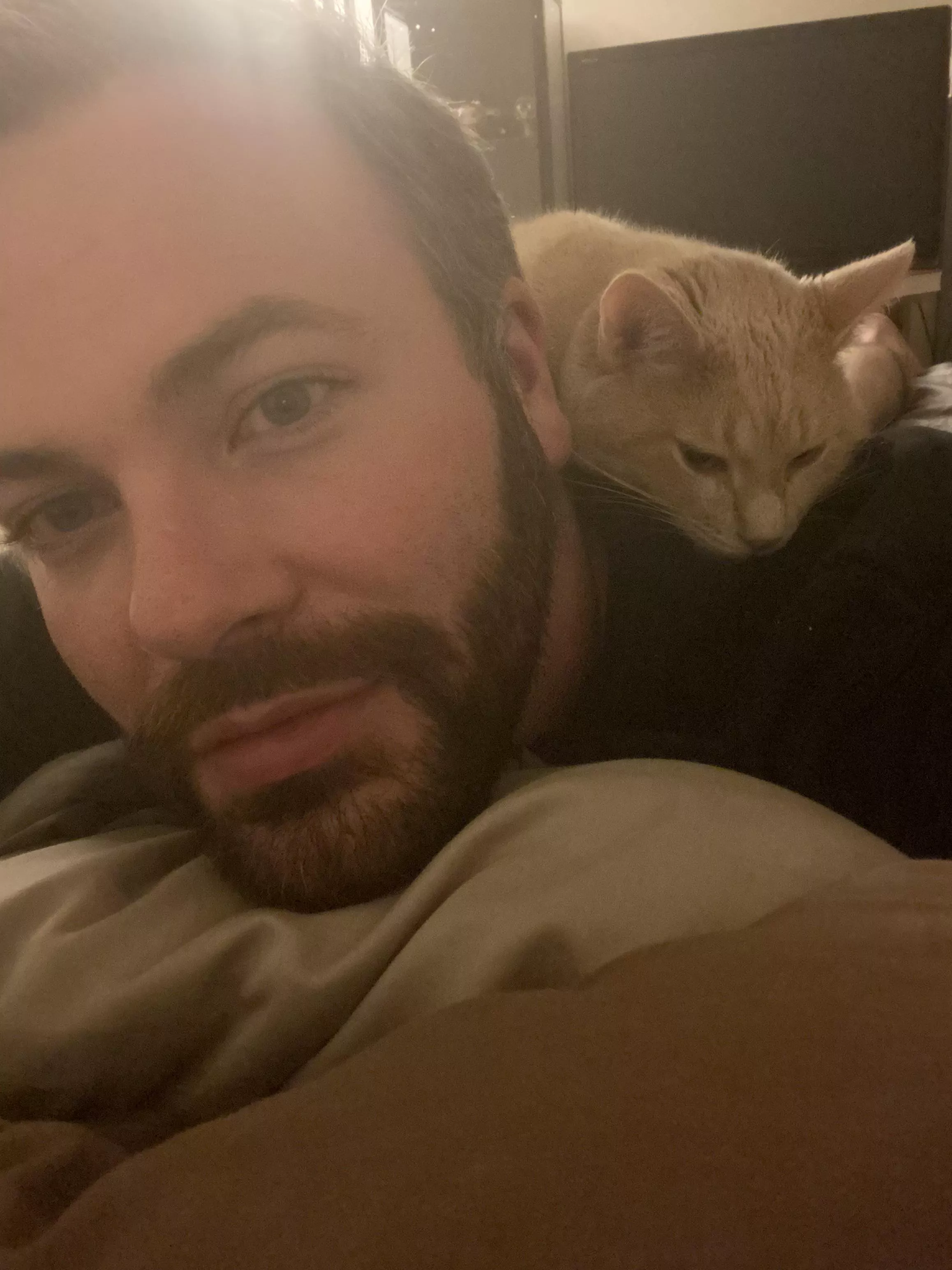 Me and my son tired after carrying our team in Overwatch posted by skulberries