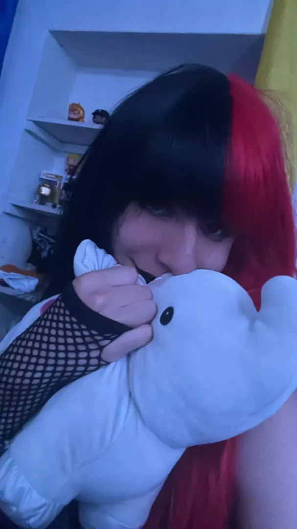 Me and my stuffie posted by Trashyy_Fem