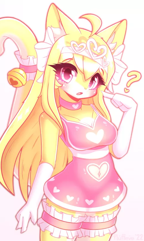 Me..? 💛 (Art by me: @fluffeve on Twitter) by fluffeve