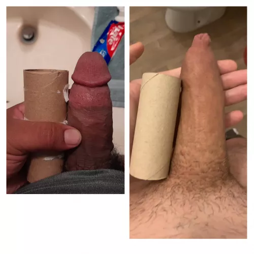 Me hard VS u/balotelli78's softie 😅😂 by throwawayfreak227