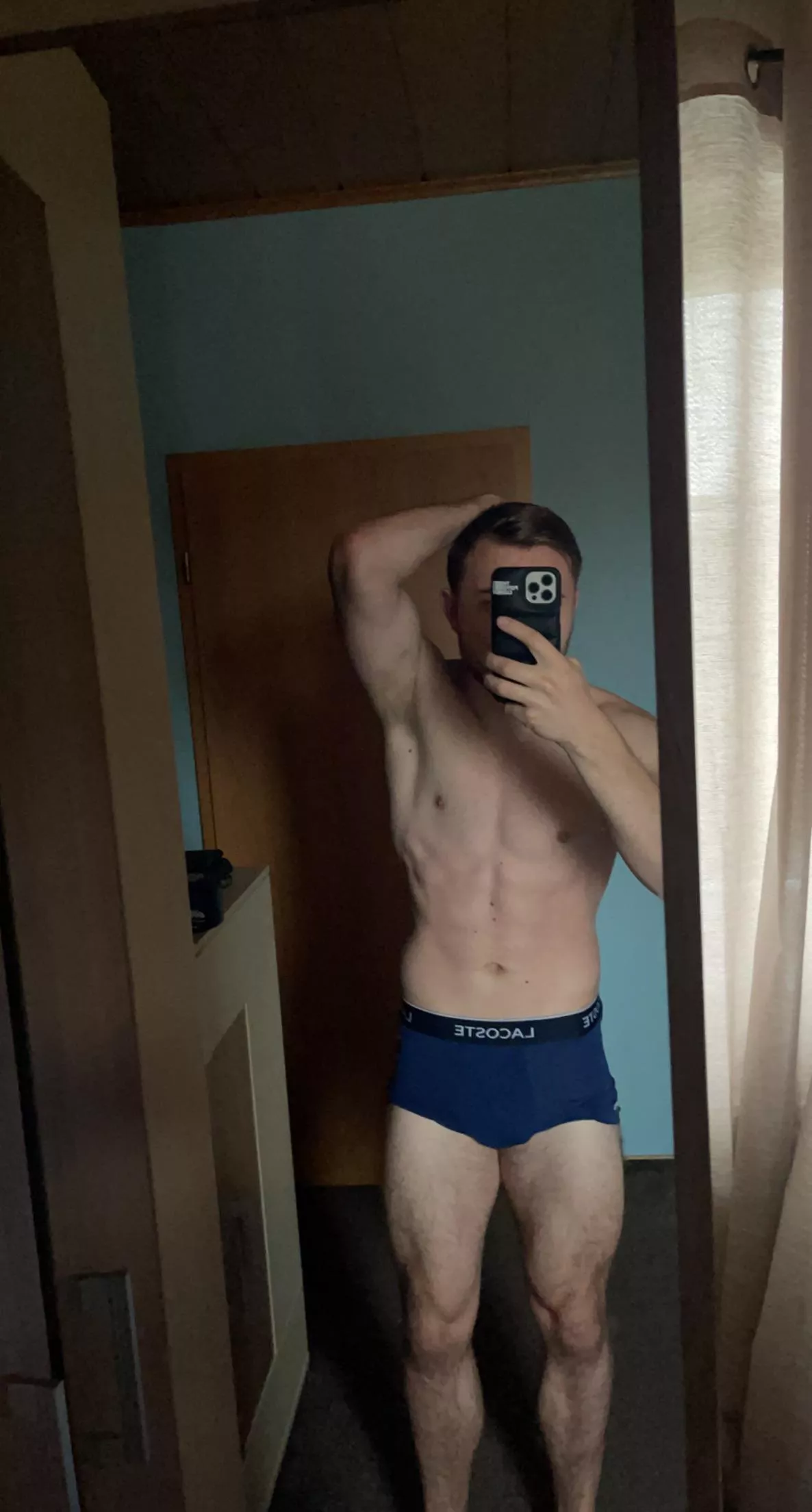 Me in blue Lacoste 👄 posted by blondboyjan