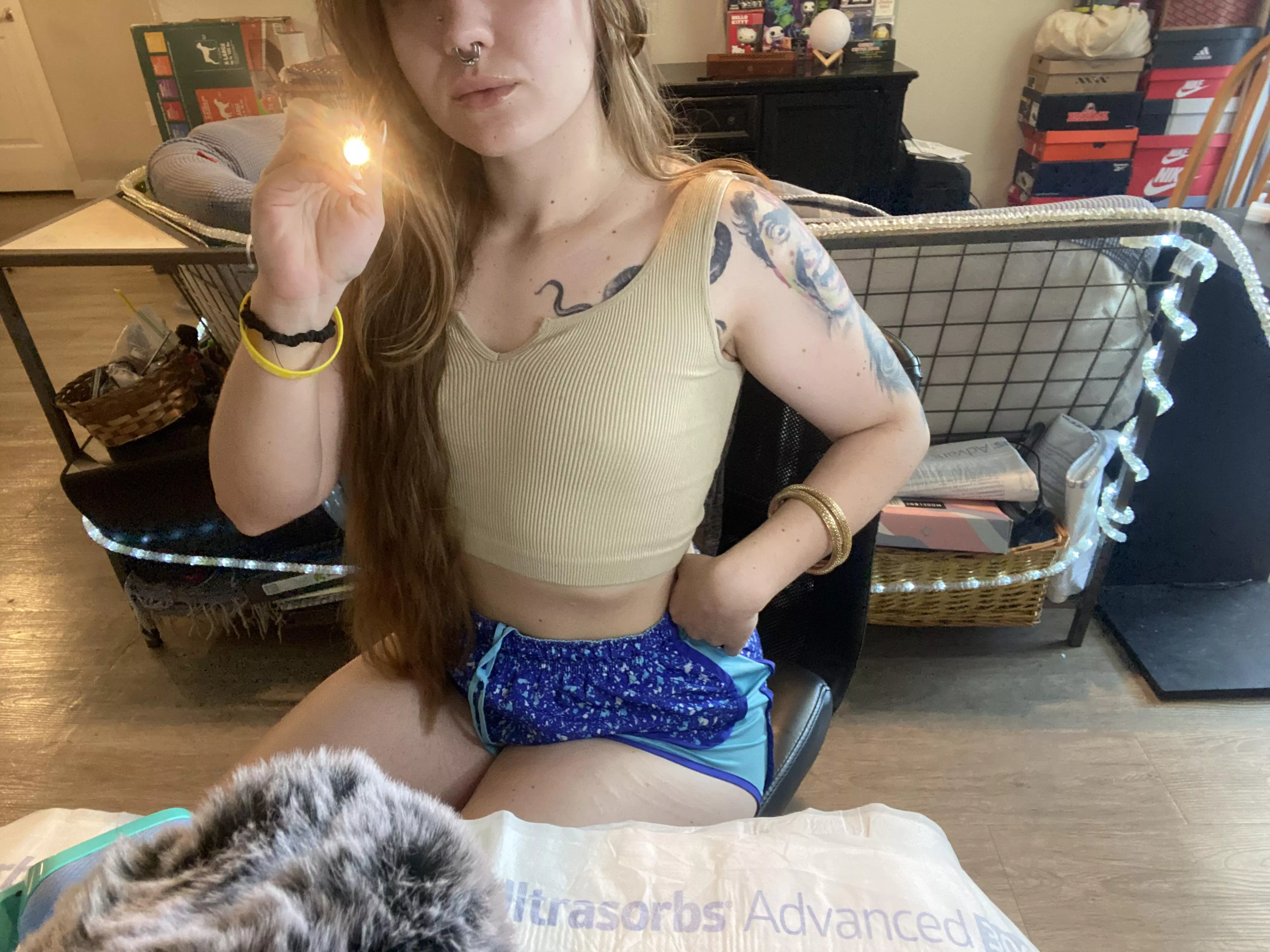 Me in my new ASMR video. [altgirl] [oc] [longhair] posted by starrsusedpanty