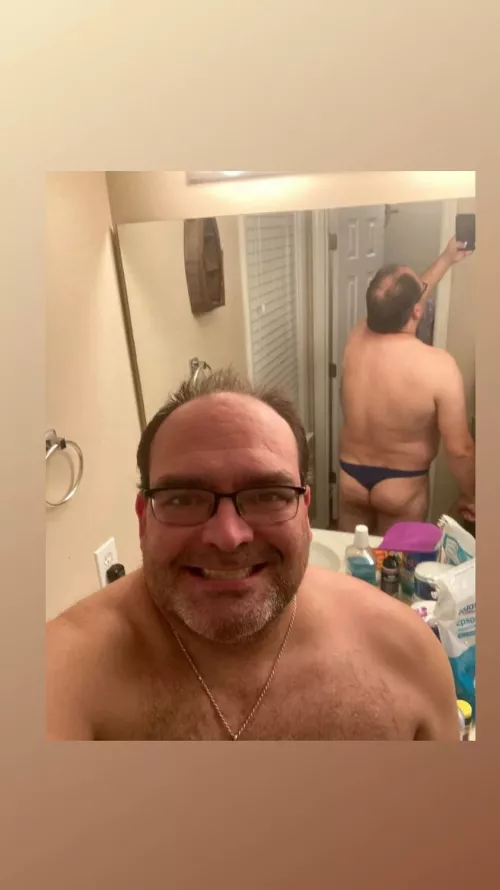 Me in thong by Holiday-Run1129