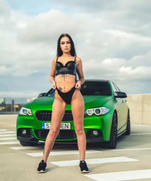 Me or the car? by LoleCherie