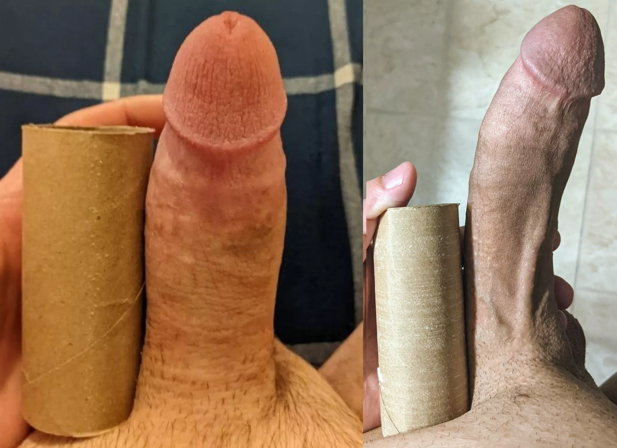 Me vs a random Redditor. Im on the right :) posted by newhere1986