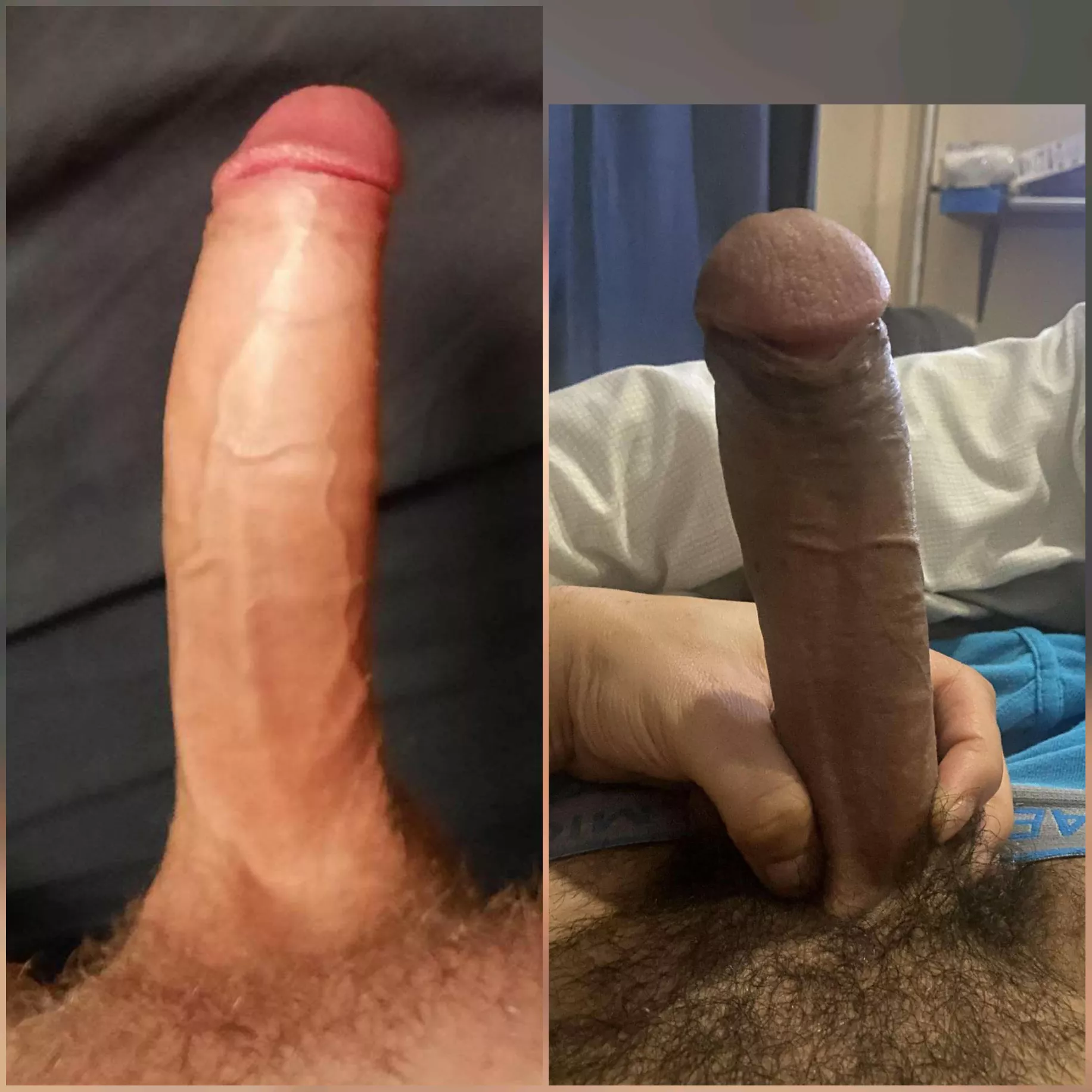 Me vs. u/zambada713 compared 😁 I easily beat him, got an inch more lenght or so posted by Low-Fox-3366