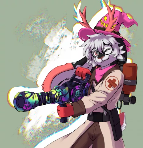 MEDIC! [Art by me, @K0DIYAK on Twitter] by TheKodiyak