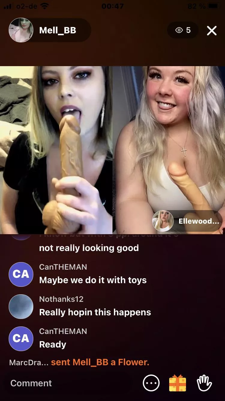 Mel_BB live on Clapper with Elle posted by MurkyRough306