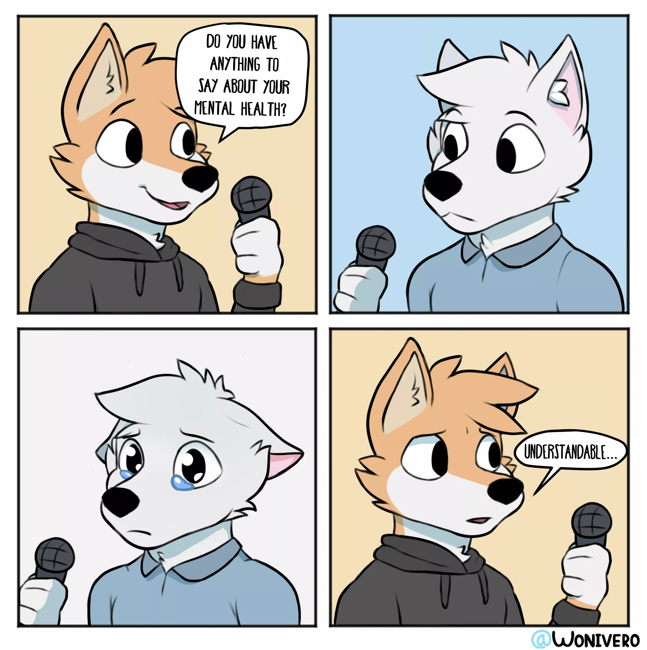 Mental health (comic by me) posted by Wonivero