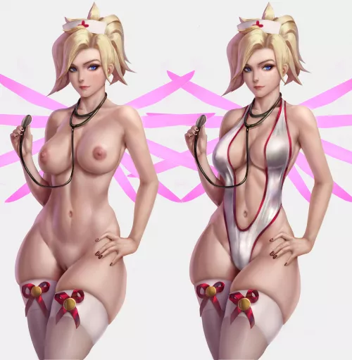 Mercy [Overwatch] (limgae) by -svscomics-