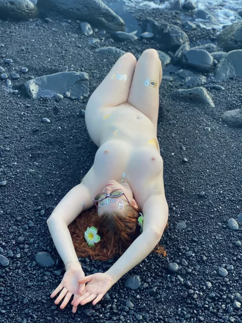 Mermaid on the beach by CloverTravels