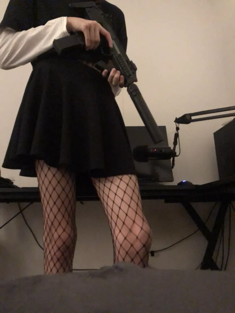mess with the femboy, You get the gat posted by Weird__Femboy