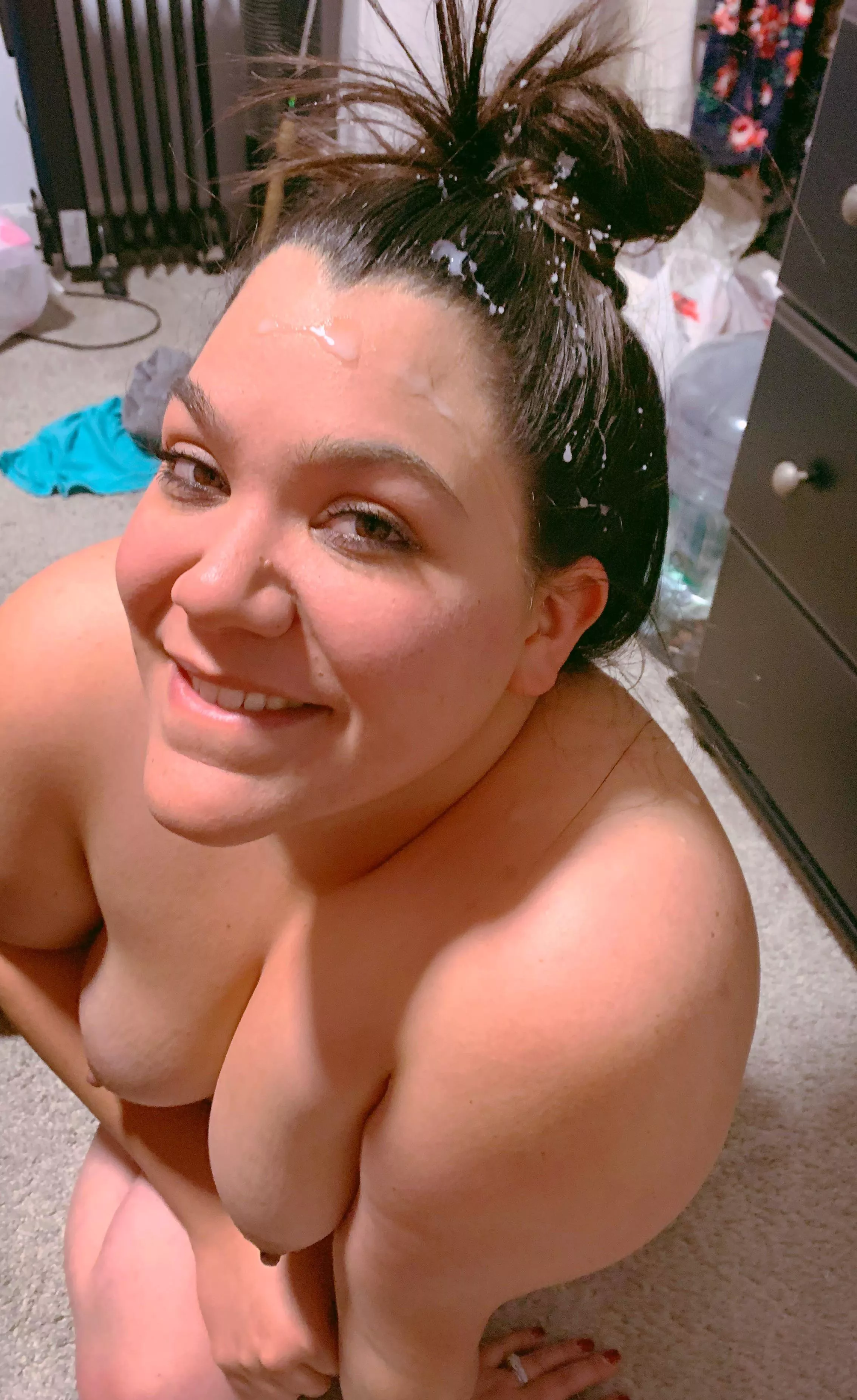 Messy and I love it posted by Sillyslutwifev2