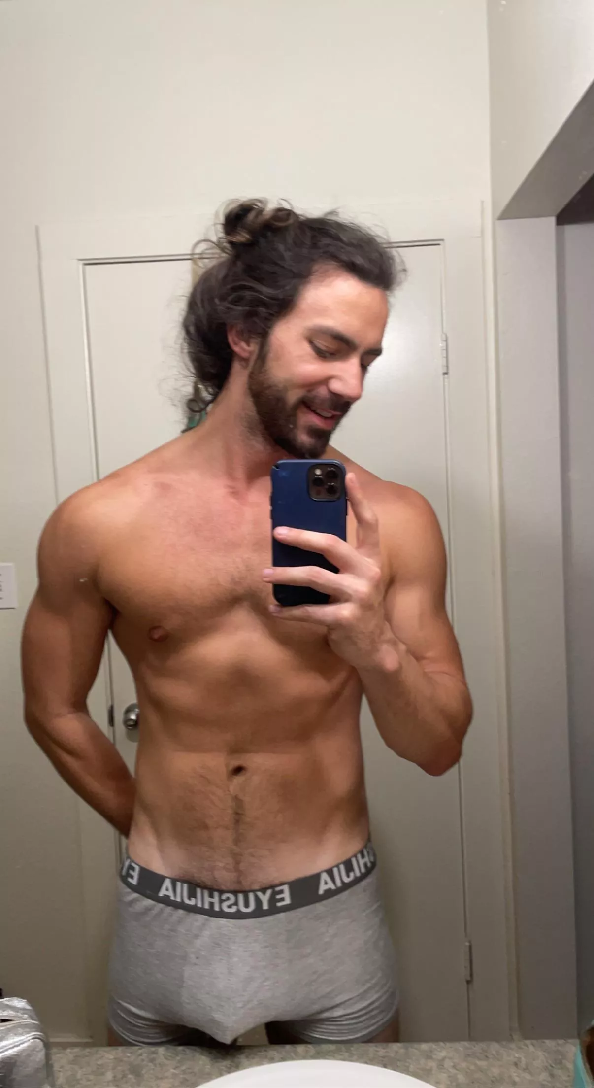 Messy bun on a Thursday 😌 posted by TotallyCameron